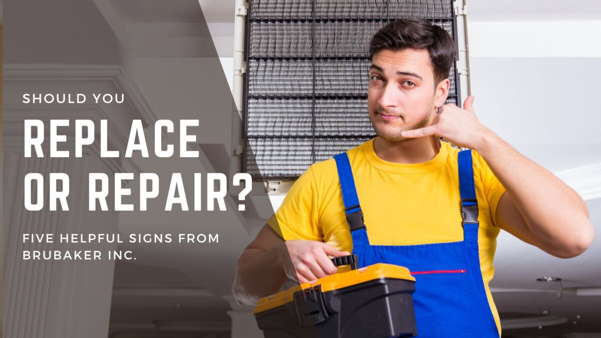 How to tell if it's time to replace or repair your heating and cooling system.